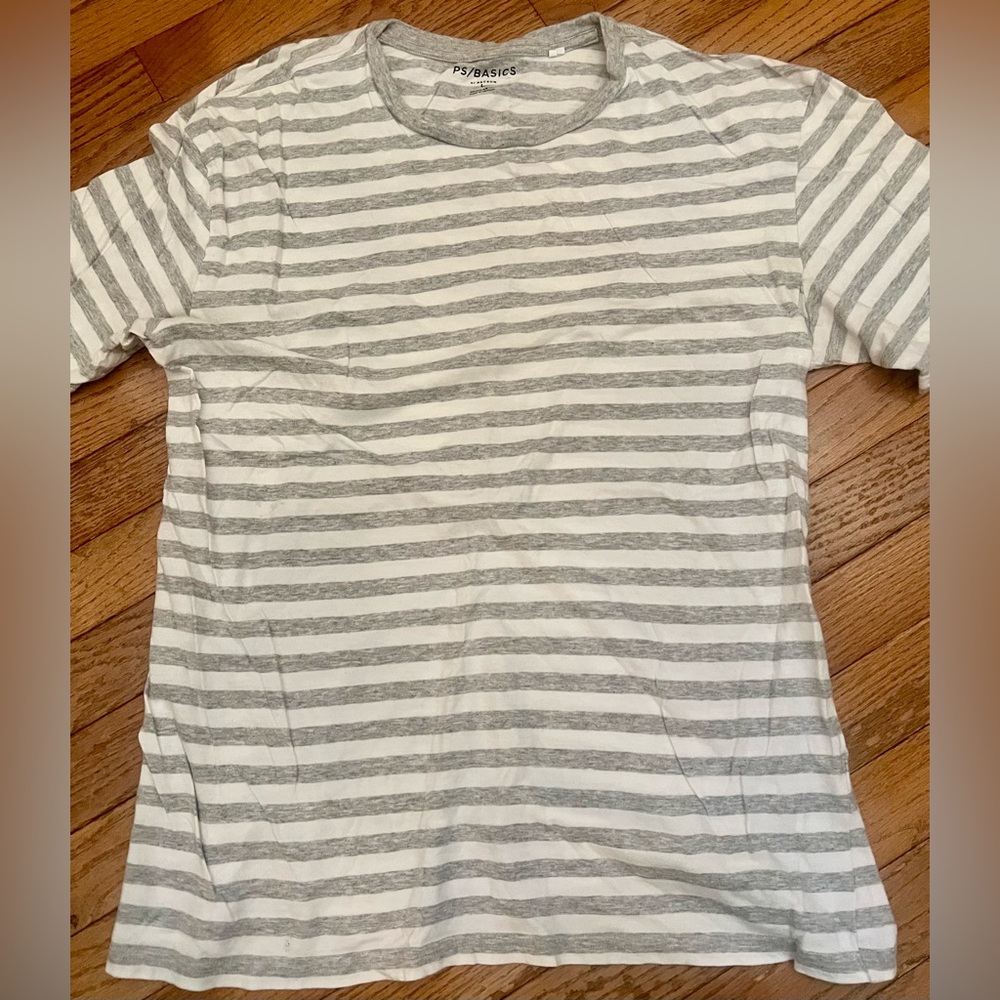 PacSun PA Basic Gray Striped Shirt  Large